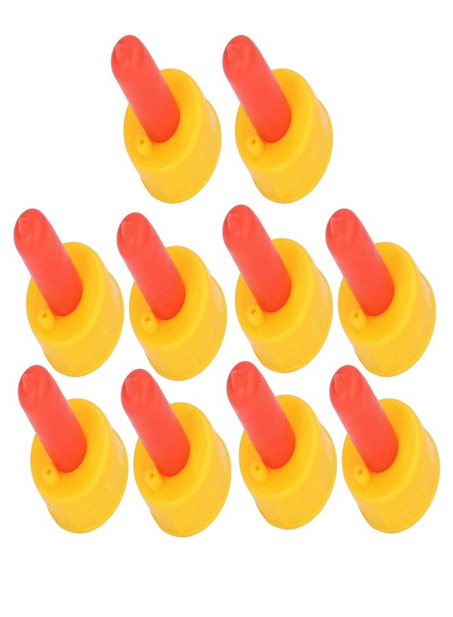 فديت ١٠ حلمات شرب حليب الخراف لإطعام الحيوانات الصغيرة، حلمات رضاعة محمولة للماعز، مناسبة للخراف والكلاب والمهور، مصنوعة من السيليكون والبلاستيك. - Image 5